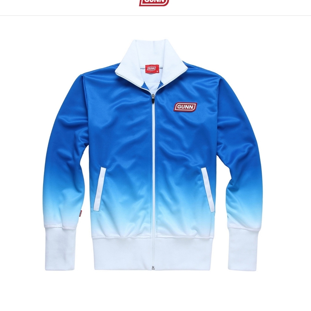 Gunn Athletic The Ombre Jacket Cayan Unisex Medium Track Jacket